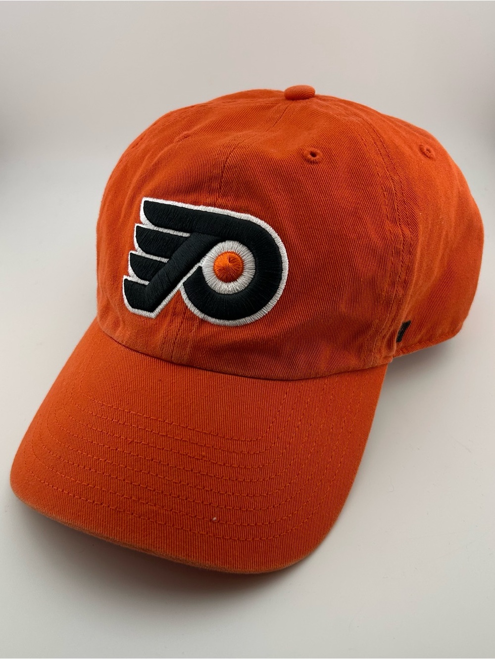 ‘47 Brand Philadelphia Flyers Orange Adjustable Clean Up Strapback Hat OSFA